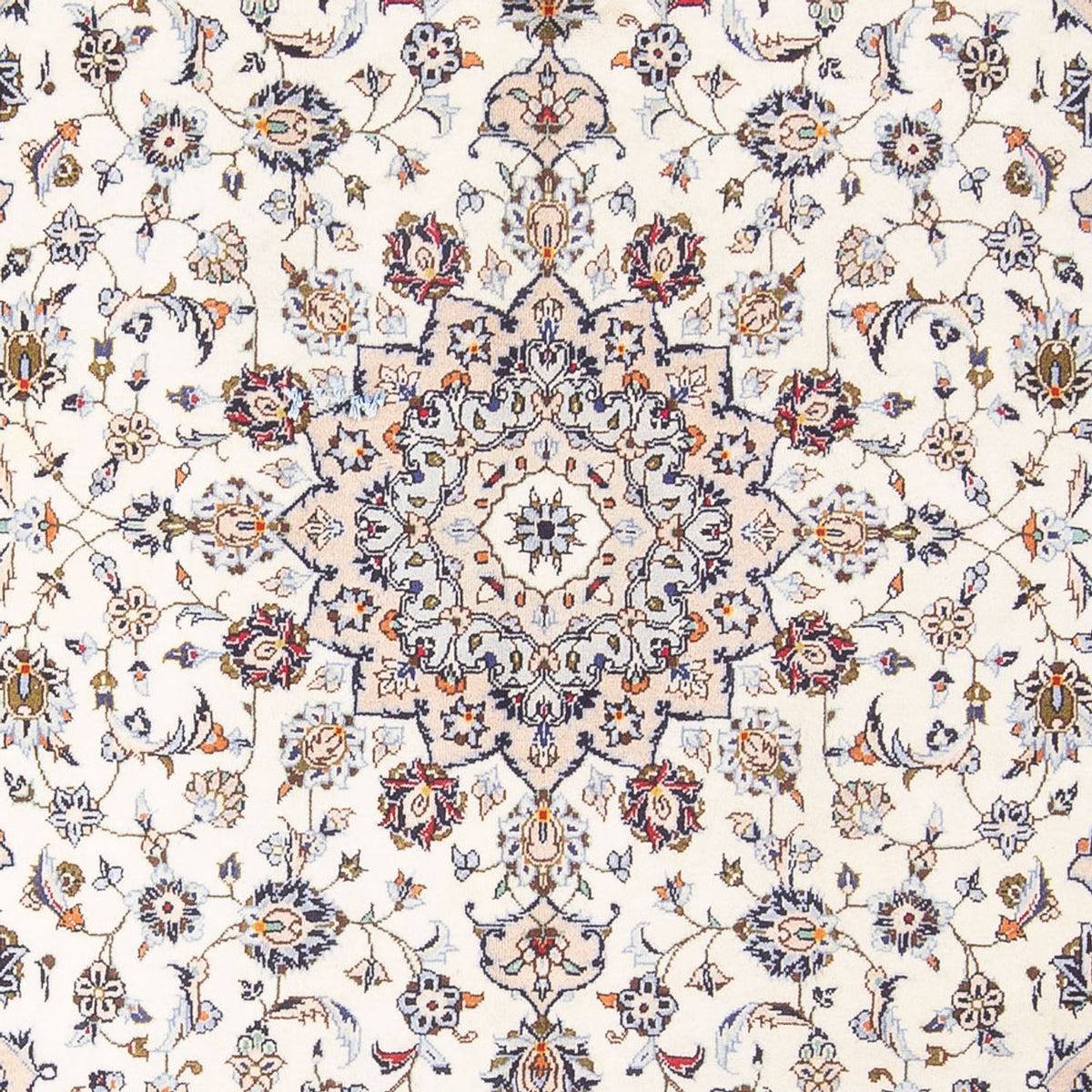 Alfombra persa - Keshan - 302 x 199 cm - crema