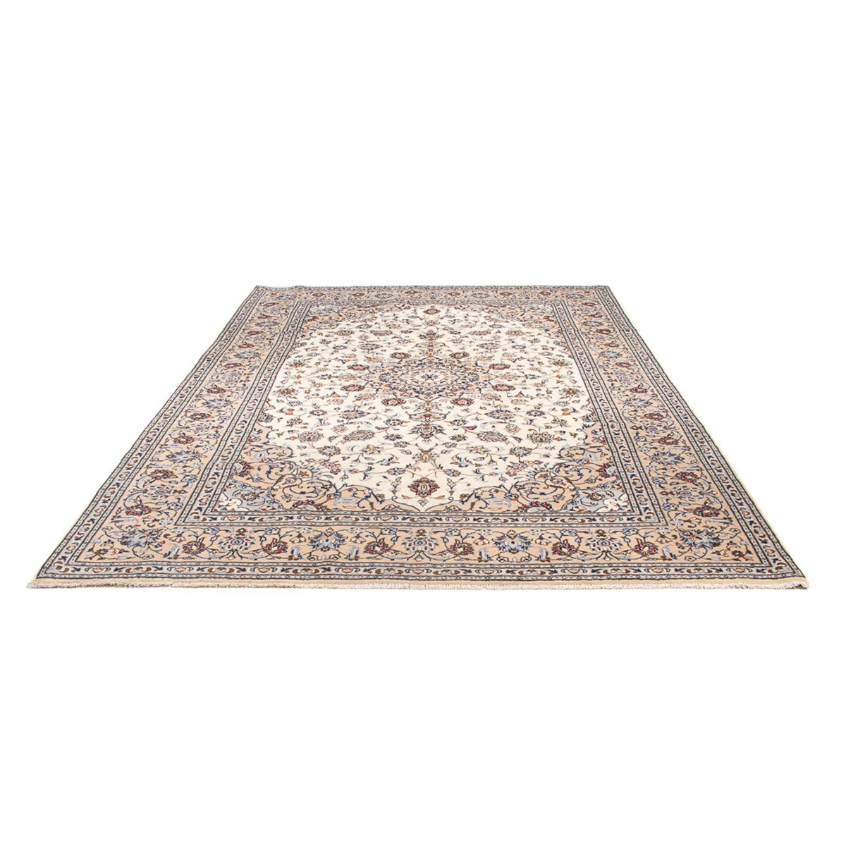 Alfombra persa - Keshan - 302 x 199 cm - crema