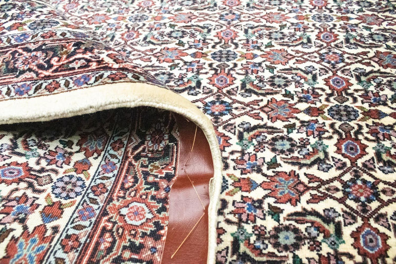 Alfombra de pasillo Alfombra persa - Bidjar - 254 x 94 cm - beige