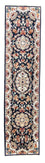Alfombra de pasillo Alfombra persa - Clásica - 295 x 71 cm - azul