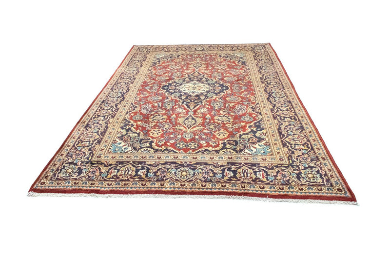 Alfombra persa - Keshan - 307 x 192 cm - rojo