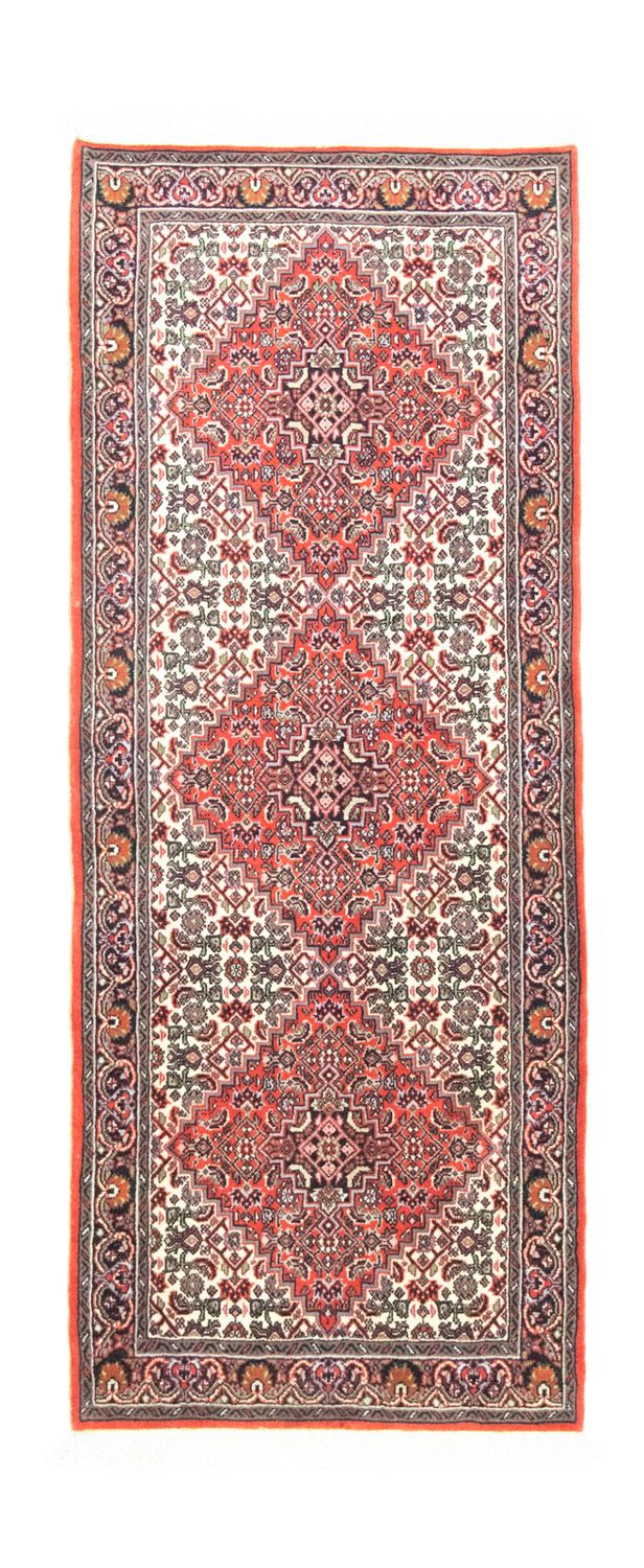 Alfombra de pasillo Alfombra persa - Bidjar - 158 x 61 cm - rojo