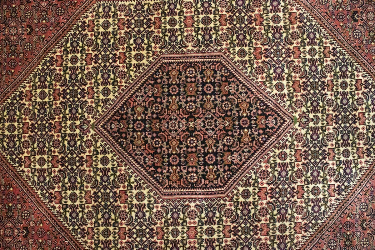Alfombra persa - Bidjar - 310 x 207 cm - rojo