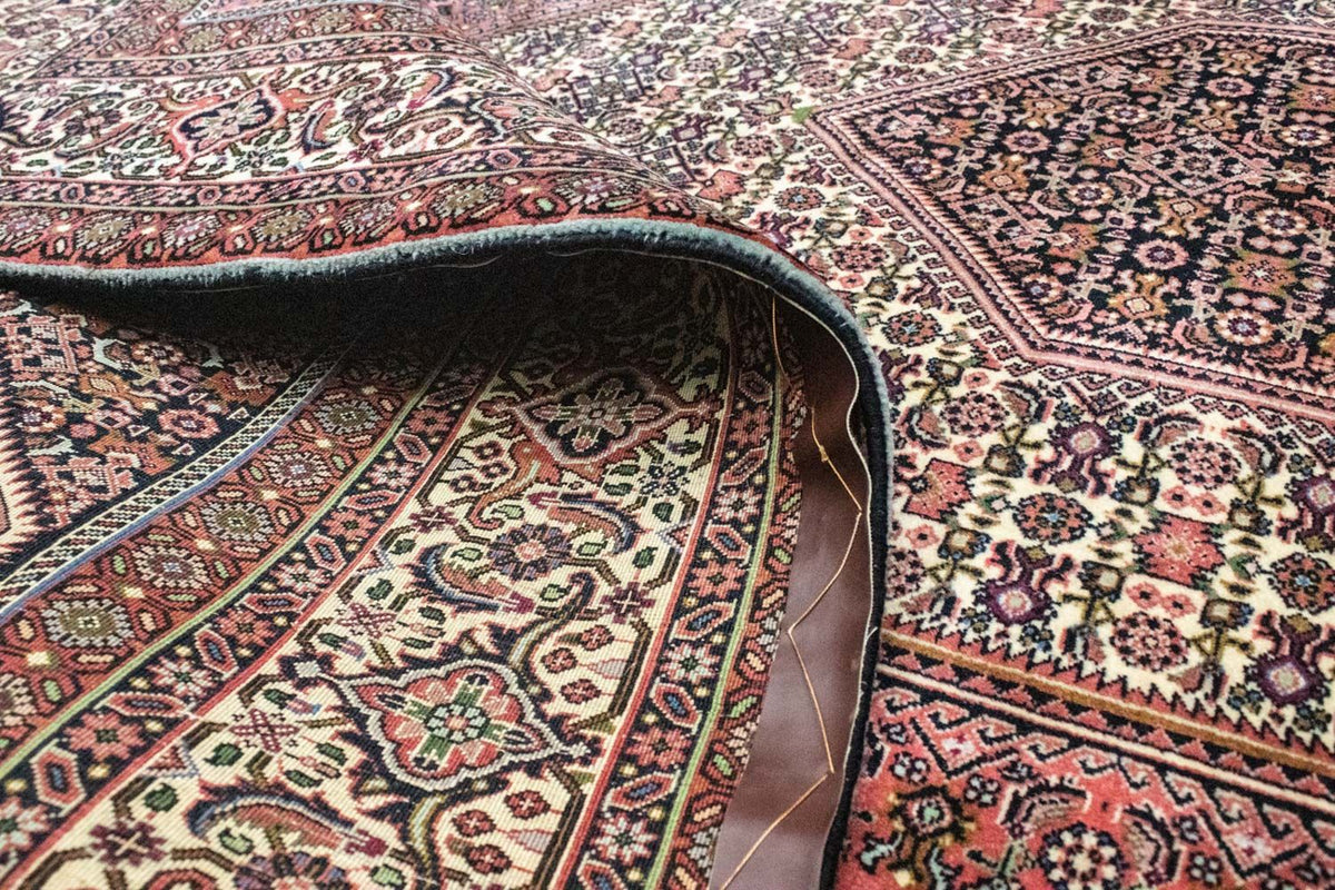 Alfombra persa - Bidjar - 310 x 207 cm - rojo