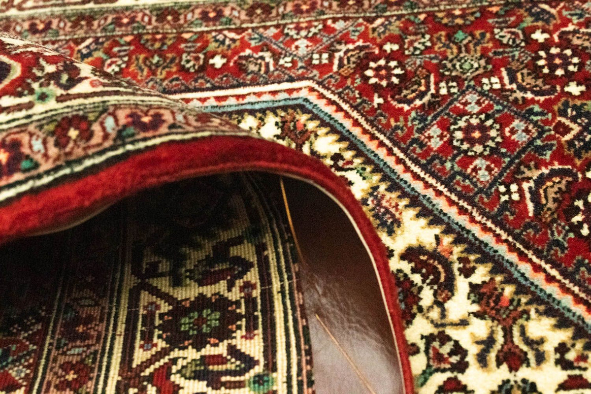 Alfombra de pasillo Alfombra persa - Bidjar - 200 x 89 cm - rojo