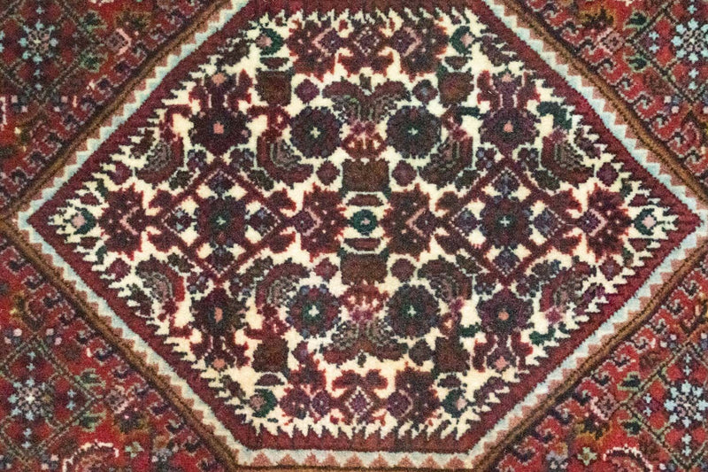 Alfombra de pasillo Alfombra persa - Bidjar - 185 x 64 cm - rojo