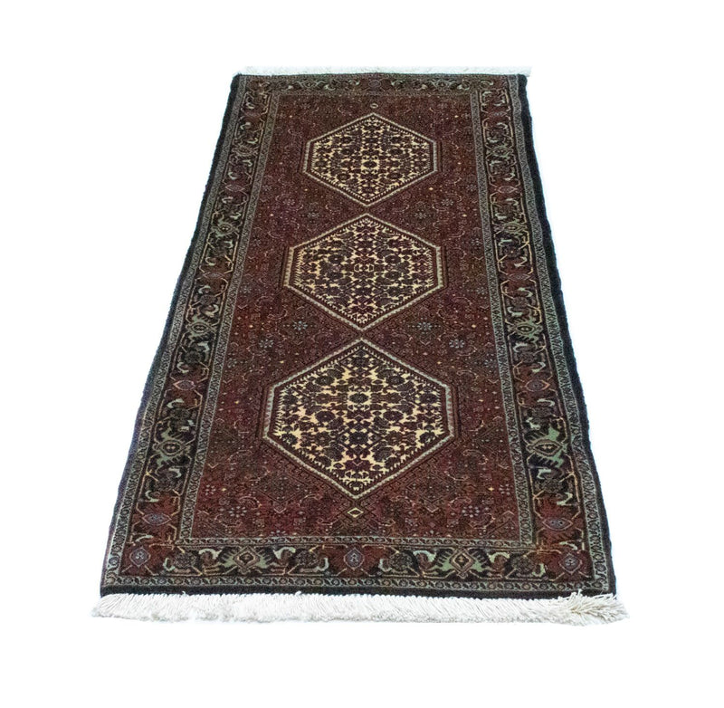 Alfombra de pasillo Alfombra persa - Bidjar - 185 x 64 cm - rojo