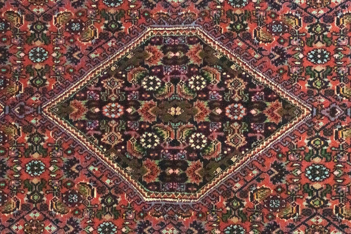 Alfombra de pasillo Alfombra persa - Bidjar - 165 x 62 cm - rojo