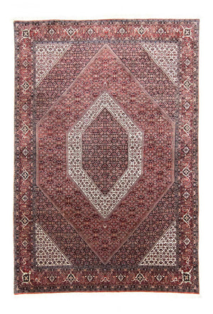 Alfombra persa - Bidjar - 300 x 200 cm - rojo