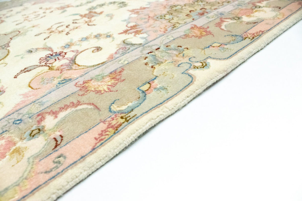 Alfombra de pasillo Alfombra persa - Tabriz - 337 x 90 cm - beige