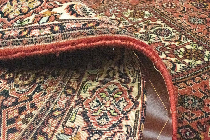 Alfombra persa - Bidjar - 230 x 137 cm - rojo