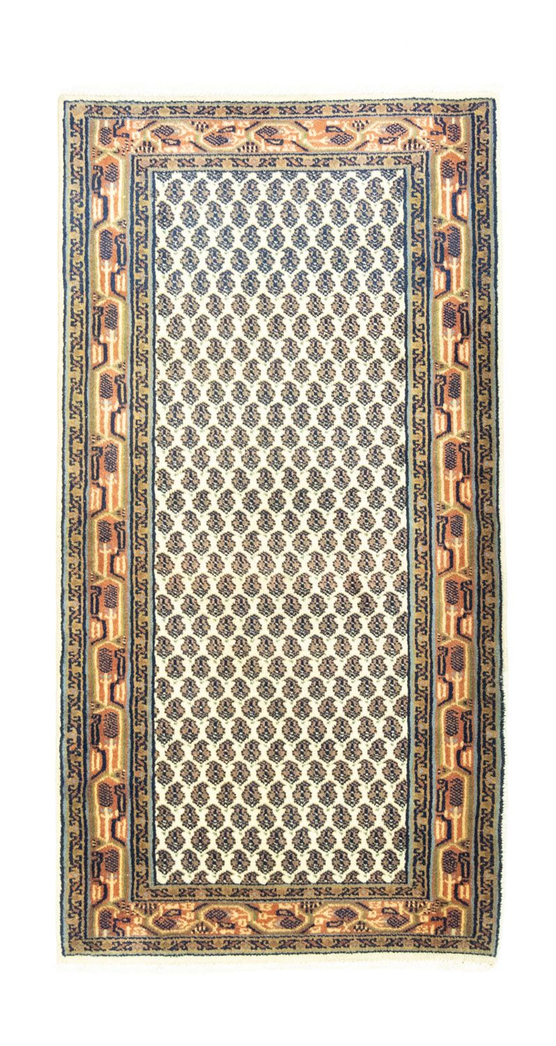 Alfombra de pasillo Alfombra persa - Mir - 146 x 71 cm - beige