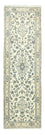 Alfombra de pasillo Alfombra Persa - Nain - Real - 285 x 87 cm - blanco natural