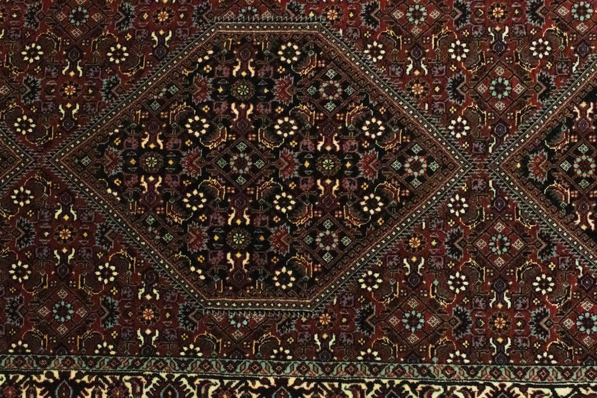 Alfombra de pasillo Alfombra persa - Bidjar - 200 x 76 cm - rojo