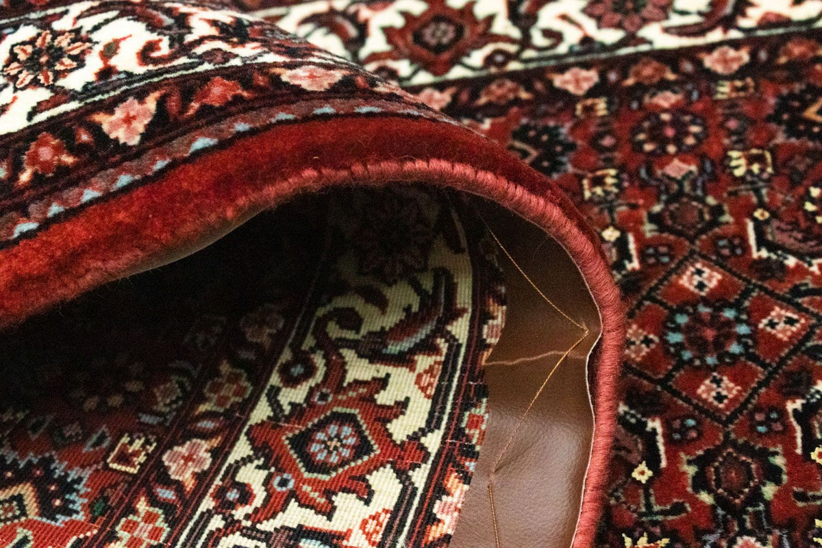 Alfombra de pasillo Alfombra persa - Bidjar - 230 x 78 cm - rojo vino