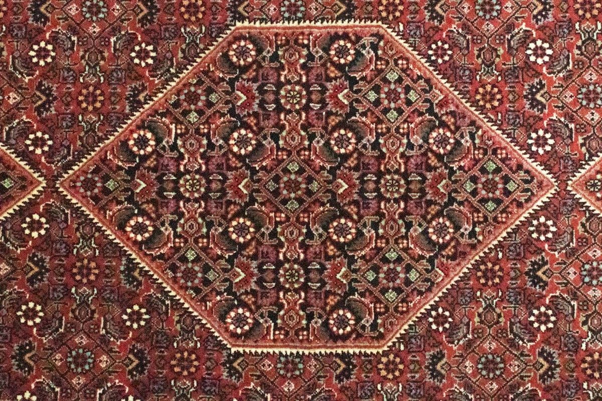 Alfombra de pasillo Alfombra persa - Bidjar - 195 x 75 cm - rojo