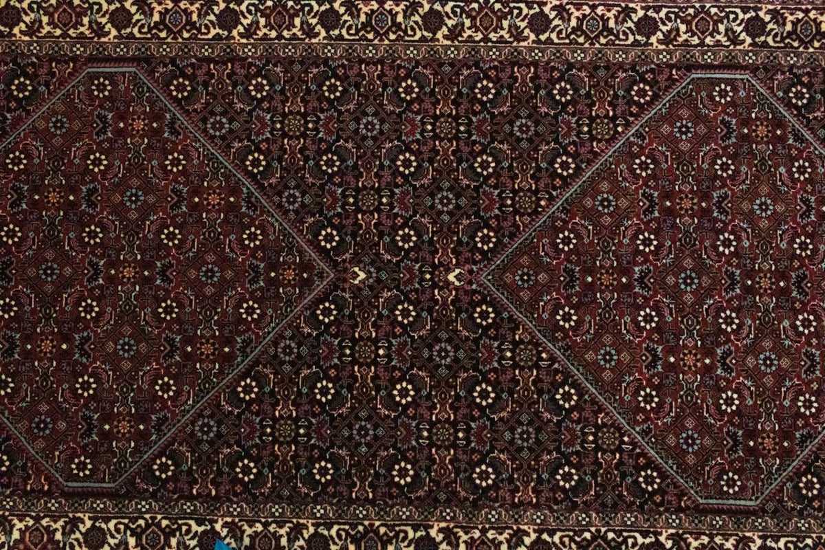 Alfombra de pasillo Alfombra persa - Bidjar - 186 x 85 cm - azul