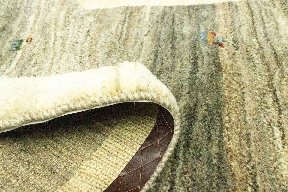 Alfombra de pasillo Alfombra Gabbeh - Persa - 229 x 82 cm - gris