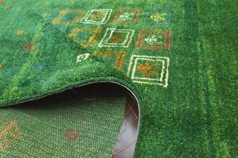 Alfombra Gabbeh - Persa - 189 x 155 cm - verde
