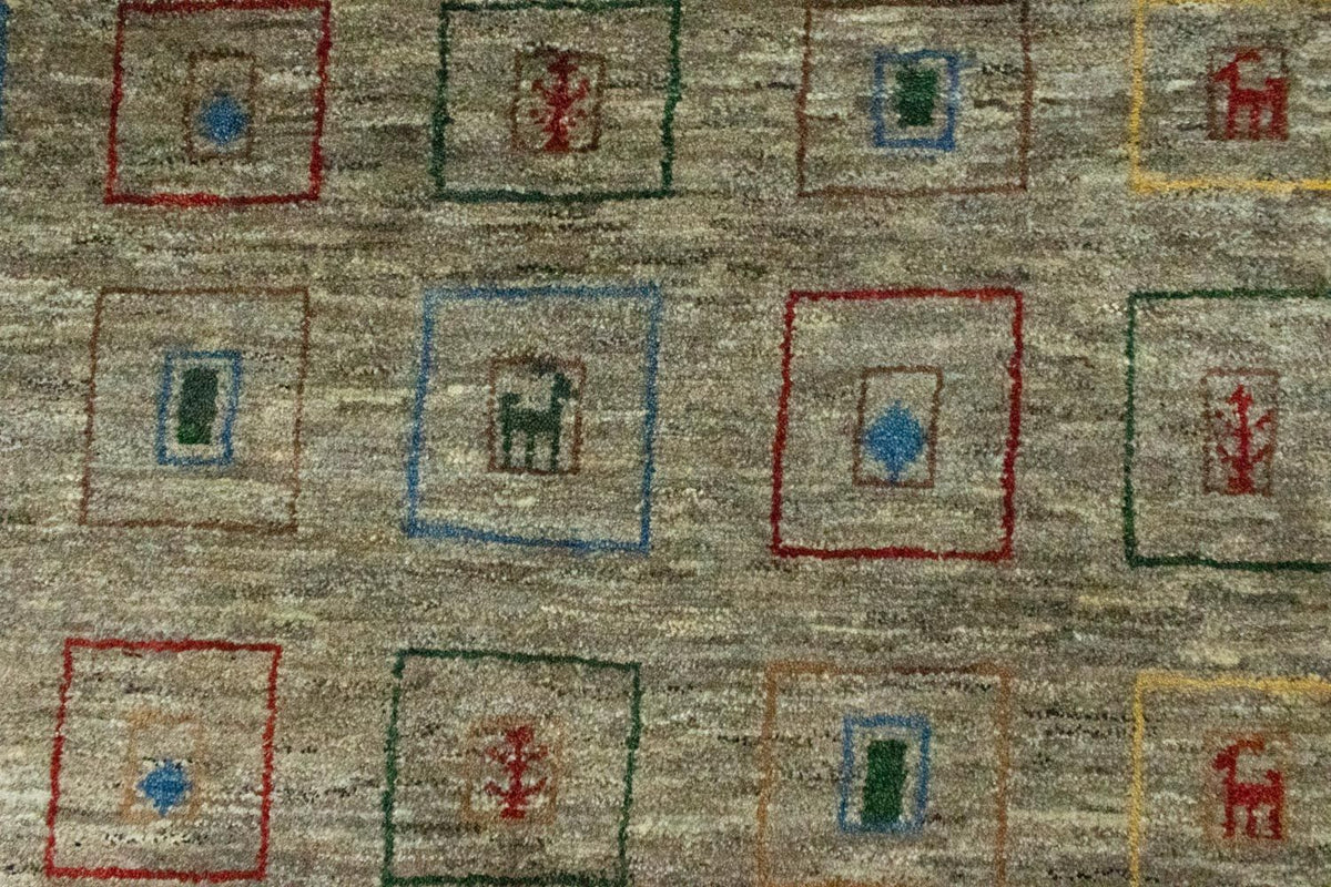 Alfombra Gabbeh - Persa - 206 x 154 cm - multicolor