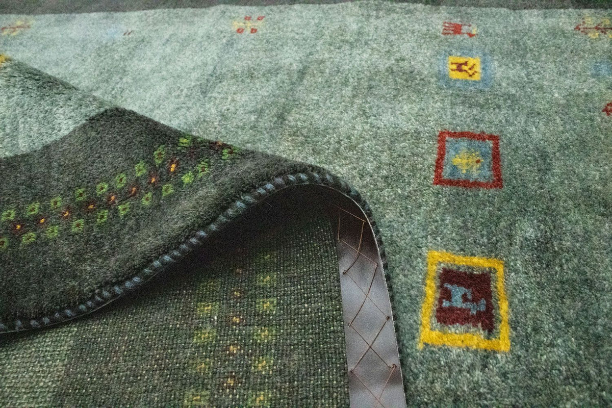 Alfombra Gabbeh - Persa - 195 x 142 cm - gris