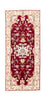 Alfombra de pasillo Alfombra Persa - Tabriz - Real - 202 x 81 cm - rojo