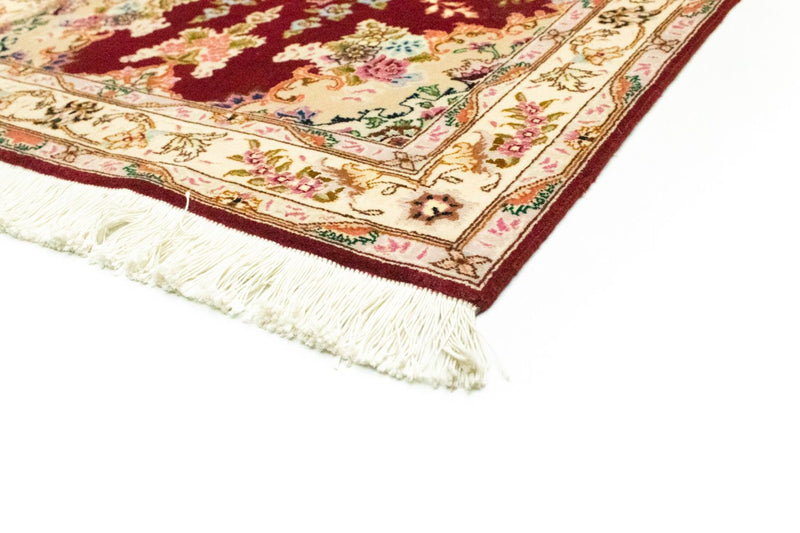 Alfombra de pasillo Alfombra Persa - Tabriz - Real - 202 x 81 cm - rojo