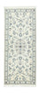 Alfombra de pasillo Alfombra persa - Nain - 194 x 79 cm - blanco natural