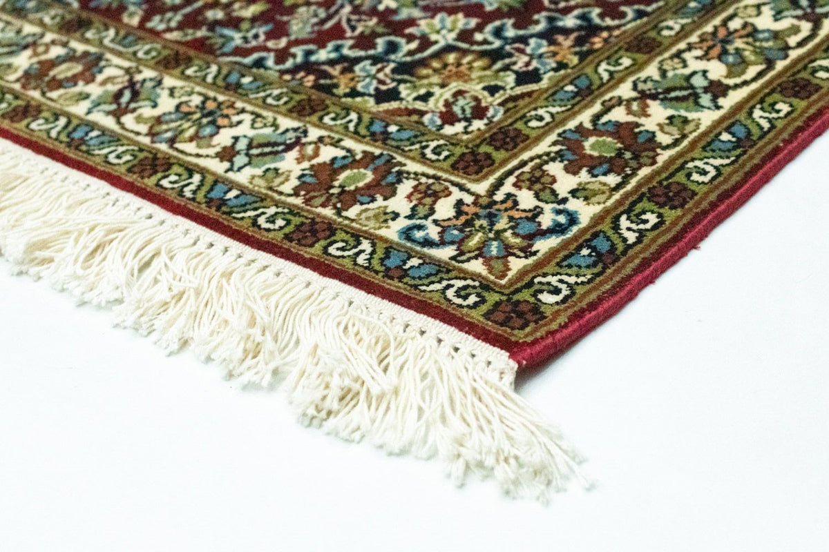 Alfombra de seda - Seda de Cachemira - 95 x 63 cm - rojo
