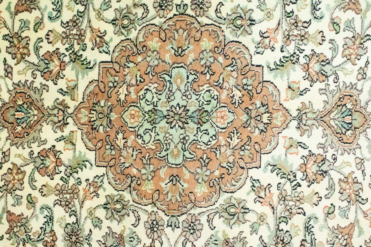 Alfombra de seda - Seda de Cachemira - 183 x 129 cm - beige
