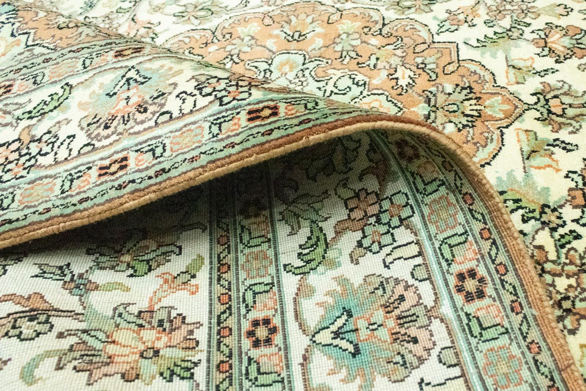 Alfombra de seda - Seda de Cachemira - 183 x 129 cm - beige