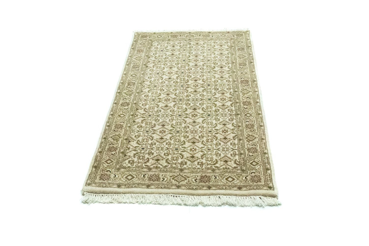 Alfombra de pasillo Alfombra persa - Bidjar - 141 x 70 cm - beige