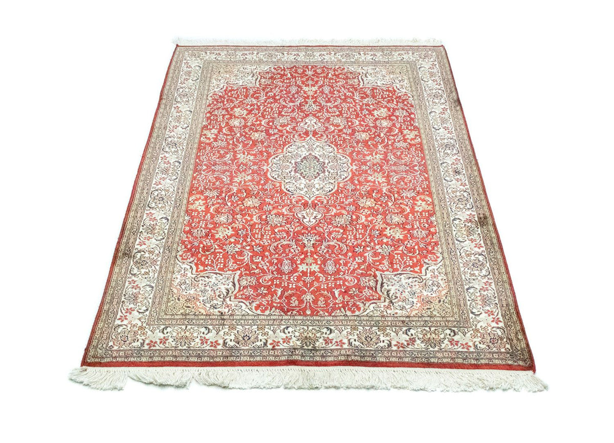 Alfombra de seda - Seda de Cachemira - 159 x 100 cm - rojo
