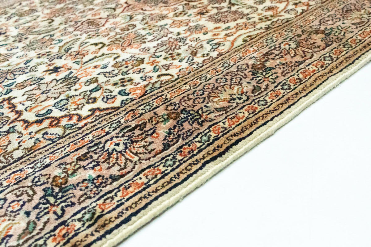 Alfombra de seda - Seda de Cachemira - 124 x 78 cm - beige
