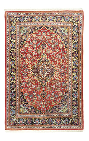 Alfombra persa - Keshan - 214 x 144 cm - rojo