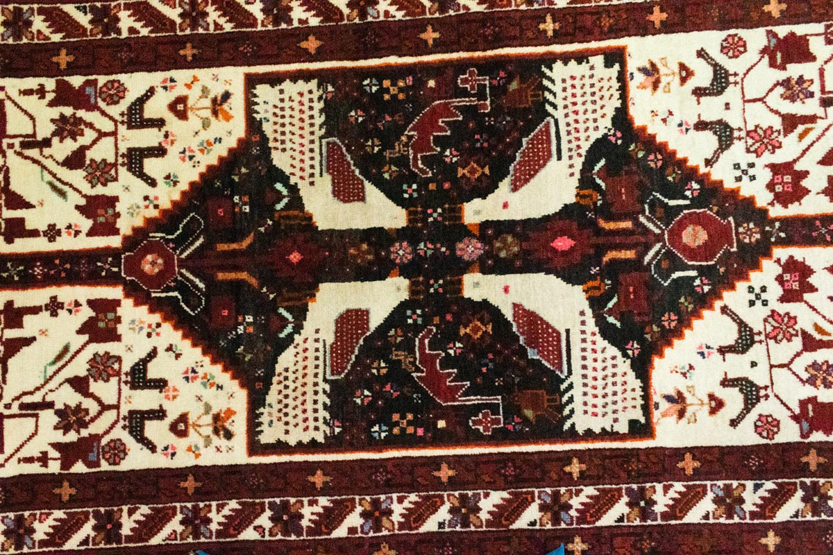 Alfombra de pasillo Alfombra Belutsch - 183 x 95 cm - beige
