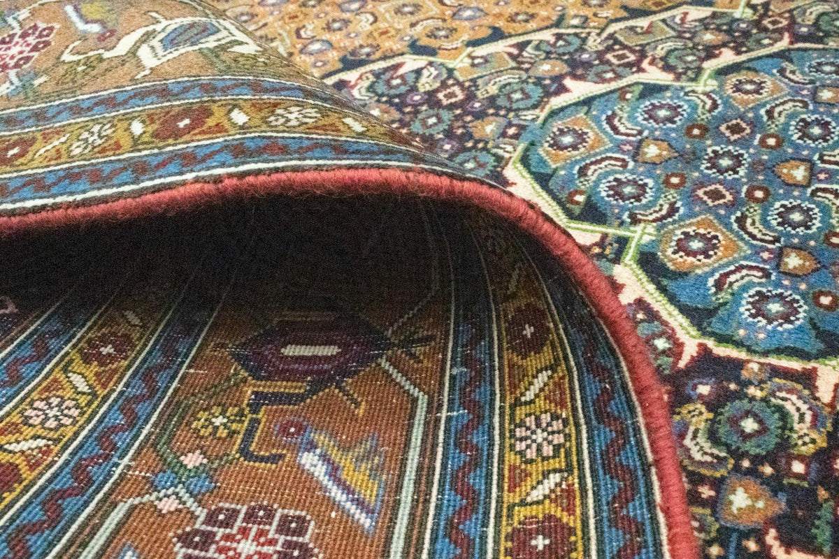 Alfombra persa - Keshan - 307 x 198 cm - óxido