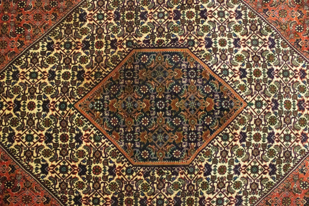 Alfombra persa - Bidjar - 300 x 202 cm - rojo
