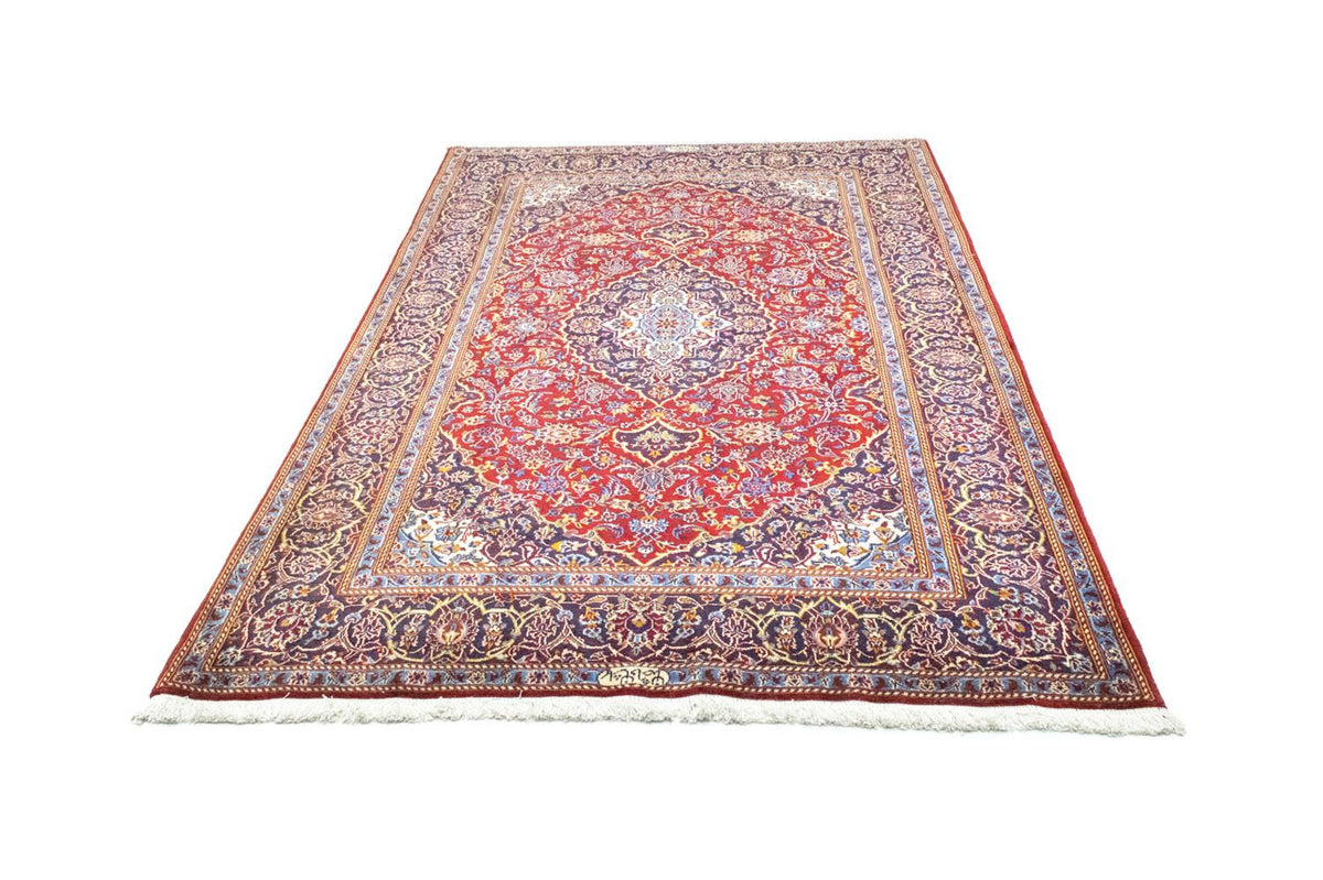 Alfombra persa - Keshan - 222 x 138 cm - rojo