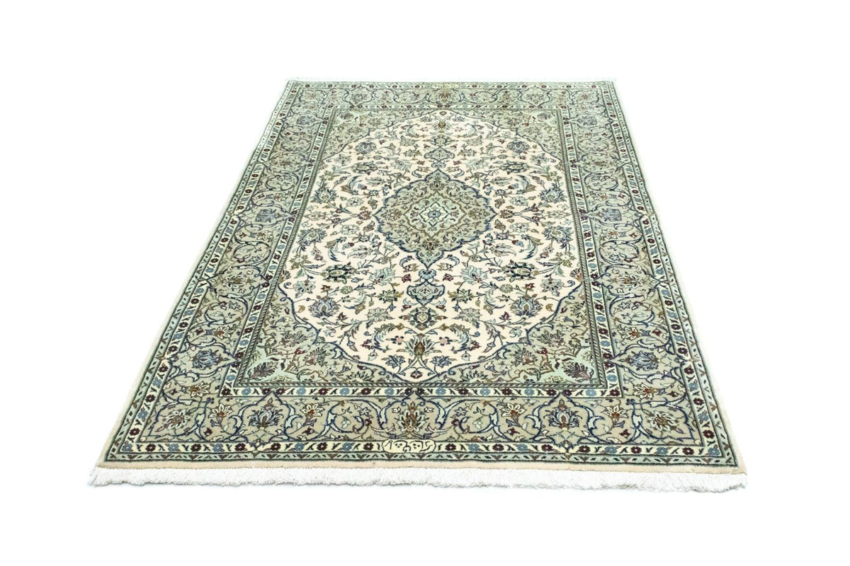 Alfombra persa - Keshan - 185 x 120 cm - beige