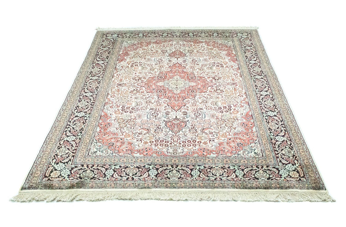 Alfombra de seda - Seda de Cachemira - 218 x 153 cm - beige