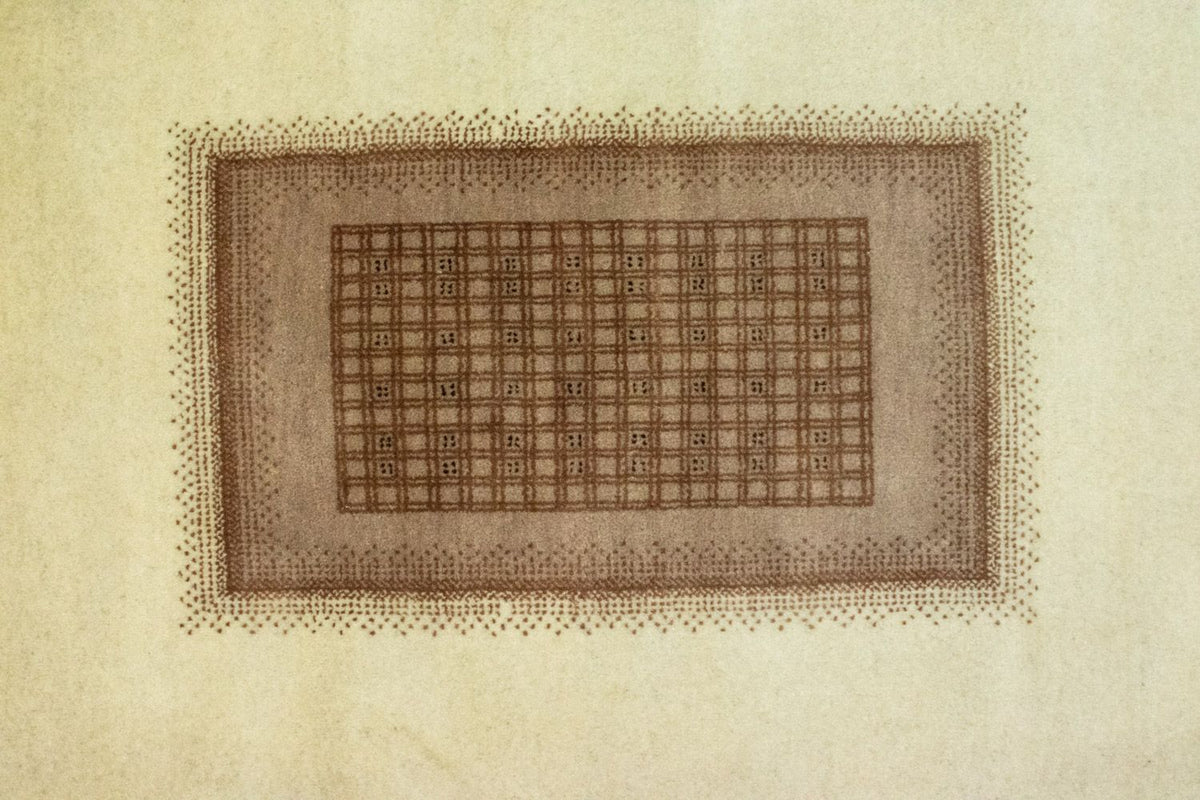 Alfombra de pasillo Alfombra Gabbeh - Loribaft Persa - 271 x 70 cm - beige