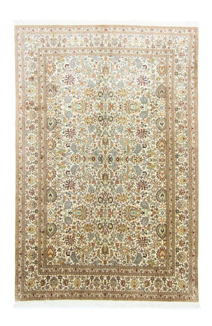 Alfombra de seda - Seda de Cachemira - 274 x 184 cm - beige