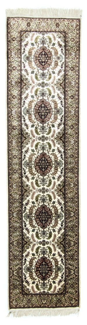 Alfombra de pasillo Alfombra oriental - Hereke - 305 x 76 cm - beige