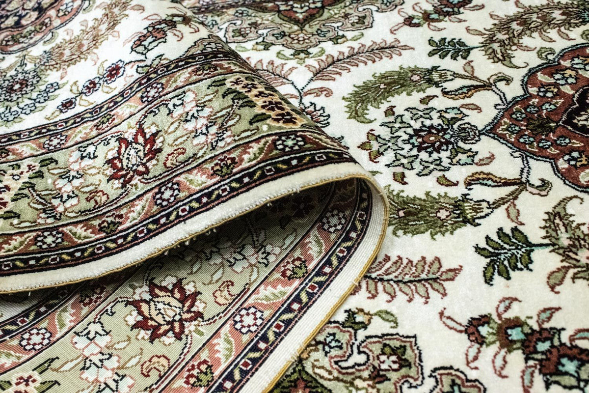 Alfombra de pasillo Alfombra oriental - Hereke - 305 x 76 cm - beige