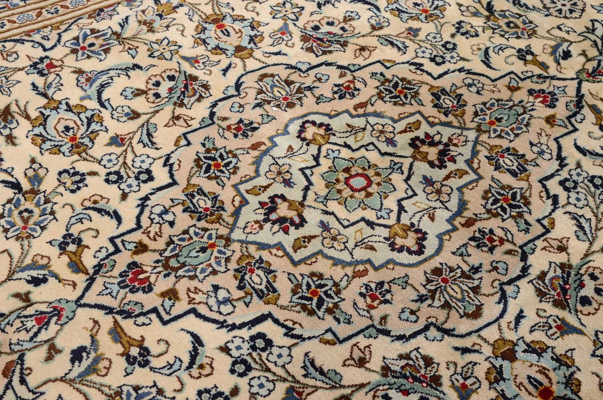 Alfombra persa - Keshan - 314 x 192 cm - beige