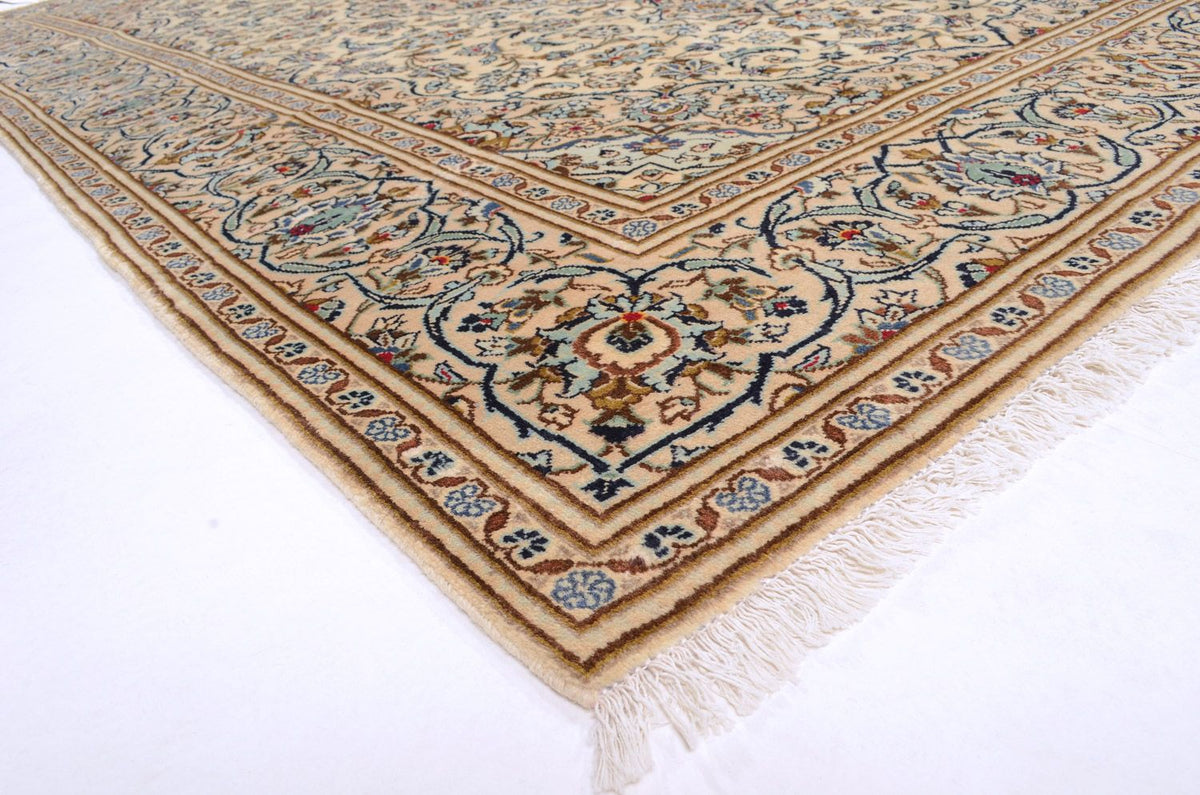 Alfombra persa - Keshan - 314 x 192 cm - beige