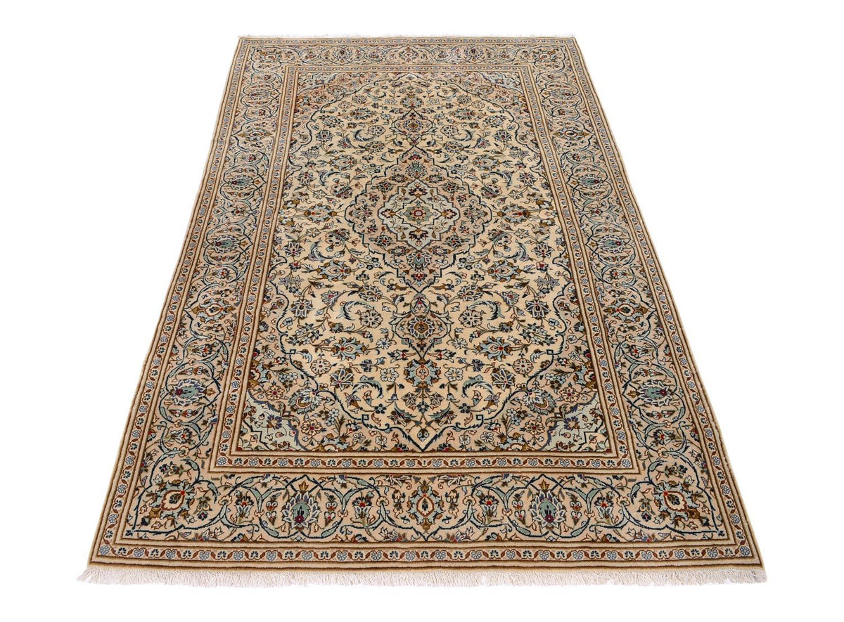 Alfombra persa - Keshan - 314 x 192 cm - beige