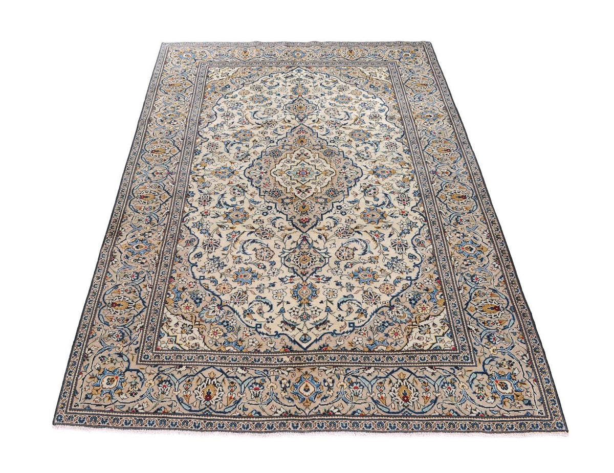 Alfombra persa - Keshan - 300 x 198 cm - beige