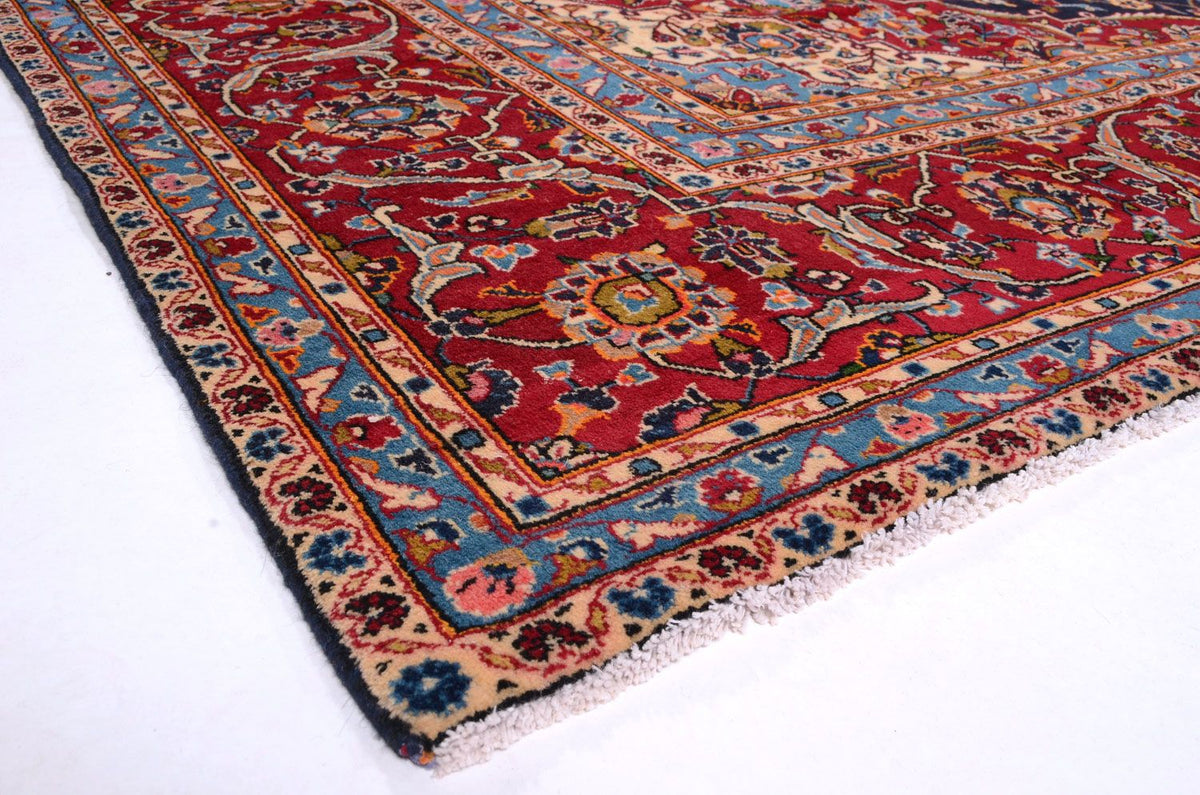 Alfombra persa - Keshan - 403 x 290 cm - azul